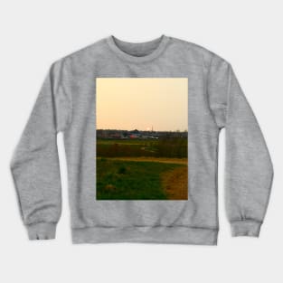 Beautiful Sunset Sky In The Countryside Crewneck Sweatshirt